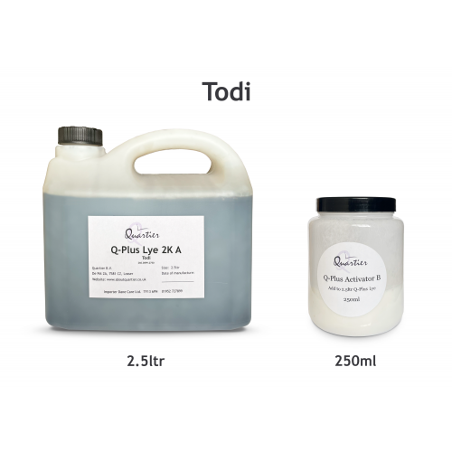 Quartier Q-Plus Lye 2K Todi 2.5ltr + 250ml Activator  260.0099.2750 (DC)